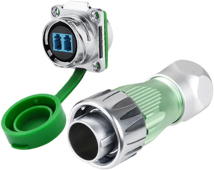 Conector de fibra óptica de doble núcleo DH24 LC que admite redes de alta velocidad para controladores de automatización, dispositivos de monitoreo solar y sistemas marinos (C) - Imagen 2