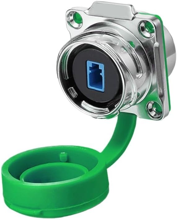 Conector de fibra óptica de doble núcleo DH24 LC que admite redes de alta velocidad para controladores de automatización, dispositivos de monitoreo solar y sistemas marinos (C) - Imagen 4