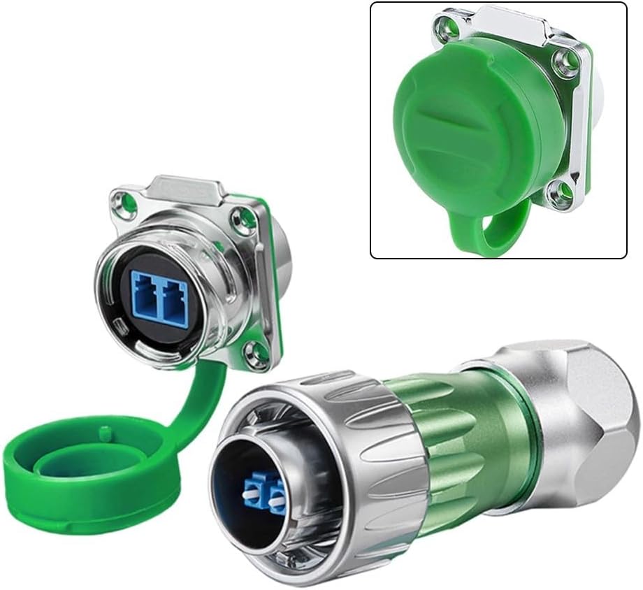 Conector de fibra óptica de doble núcleo DH24 LC que admite redes de alta velocidad para controladores de automatización, dispositivos de monitoreo solar y sistemas marinos (C) - Imagen 5