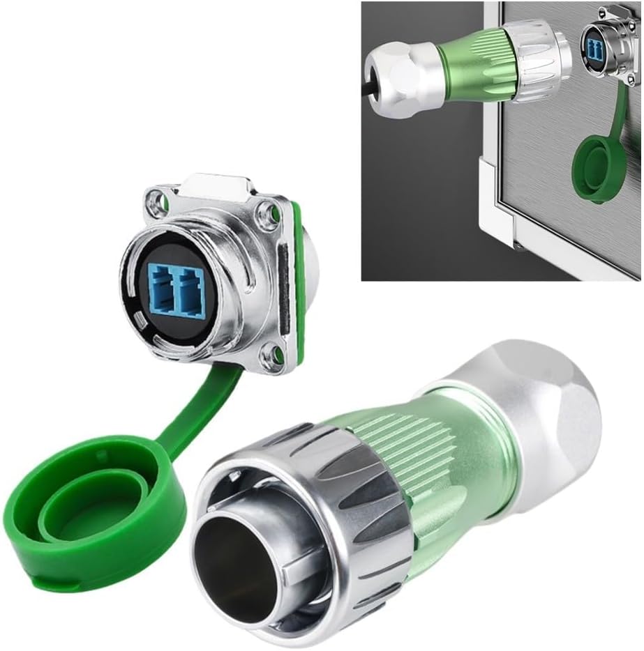Conector de fibra óptica de doble núcleo DH24 LC que admite redes de alta velocidad para controladores de automatización, dispositivos de monitoreo solar y sistemas marinos (C) - Imagen 6